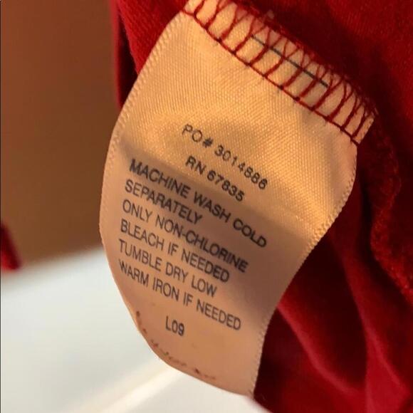 Nautica dark pink XL Sleepwear top - Picture 6 of 7